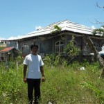 Ruben and his son floated to the roof of his neighbor's house